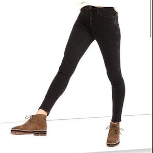 Madewell High Rise Skinny Cut Women's Size 24 Black
